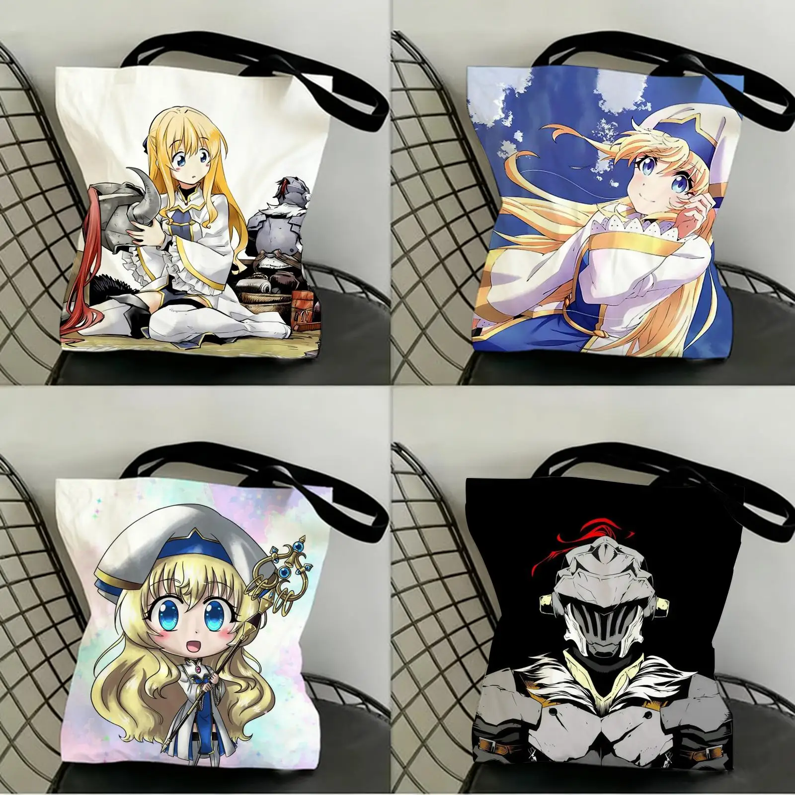 Anime G-Goblin S-Slayer Storage Bags Canvas Double-Sided Print Shopping Bag Large Capacity Aesthetic Reusable Tote Bag
Anime G-Goblin S-Slayer Storage Bags Canvas Double-Sided Print Shopping Bag Large Capacity Aesthetic Reusable Tote Bag