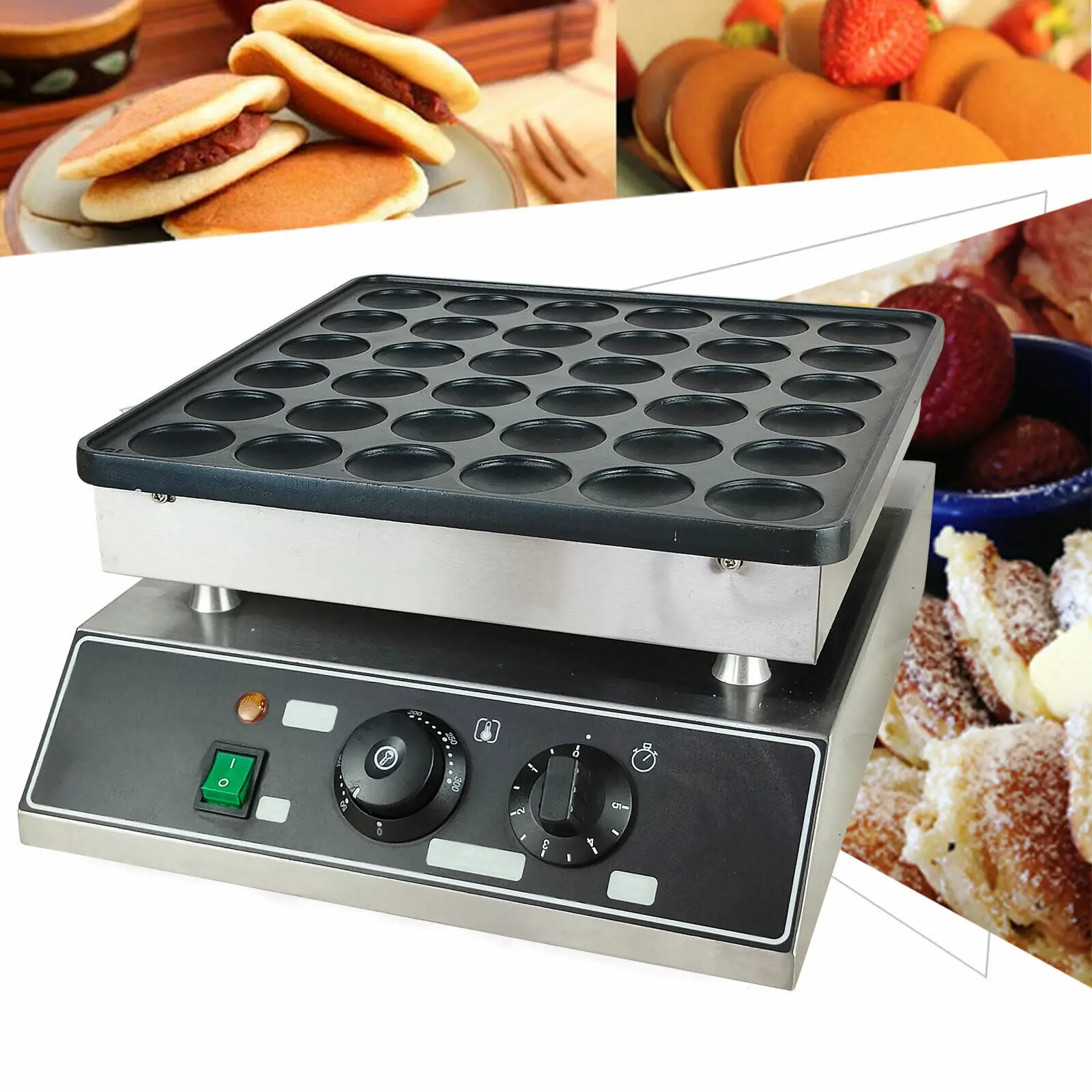 Electric Waffle Maker 36PCS Mini Dutch Pancake Maker Dorayaki Machine Waffreras Kitchen Home Appliance Snack Gaufriers
Electric Waffle Maker 36PCS Mini Dutch Pancake Maker Dorayaki Machine Waffreras Kitchen Home Appliance Snack Gaufriers