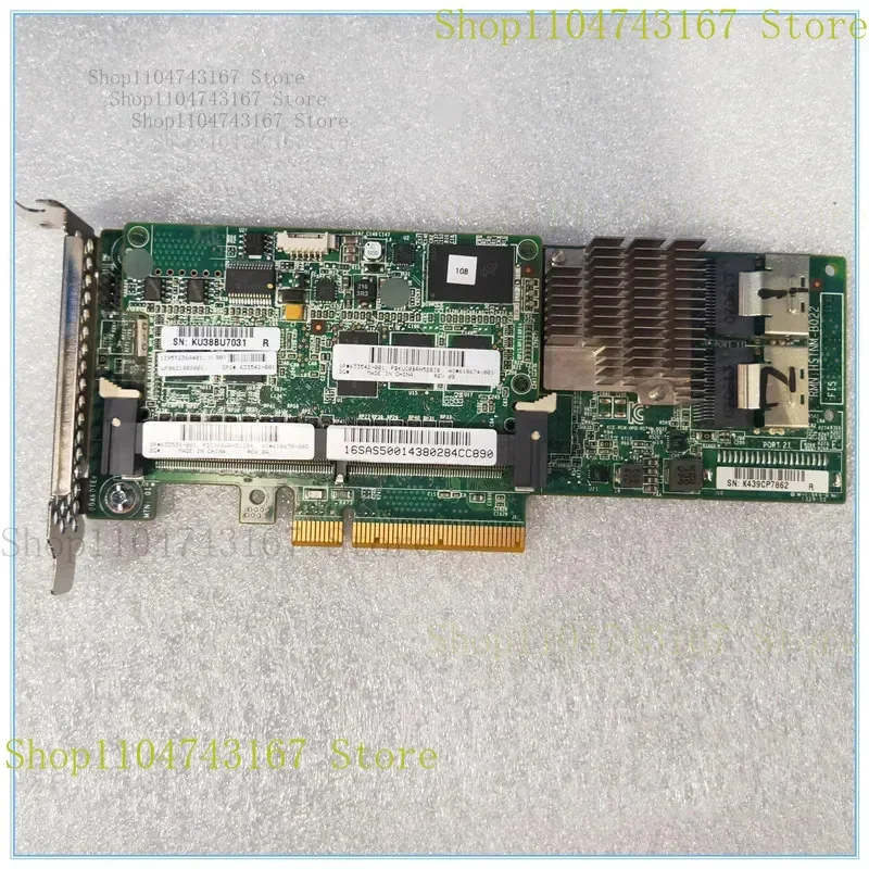 Original 631670 -B 21633538 -001 HP P420 6GB 2PORT CONTROLLER Smart Array Raid Card with 1G 2G Cache Battery 633542 - 0016
Original 631670 -B 21633538 -001 HP P420 6GB 2PORT CONTROLLER Smart Array Raid Card with 1G 2G Cache Battery 633542 - 0016