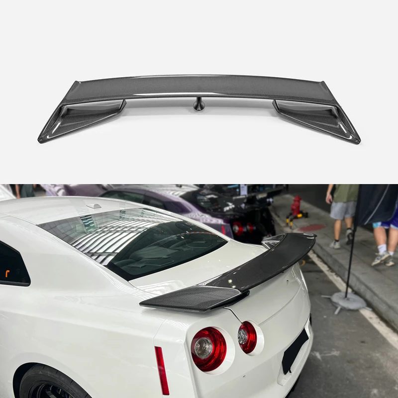 carbon fiber rear spoiler for 2023 R35 GTR T-SPEC OE TYPE REAR SPOILER car accessories Aerodynamic package
carbon fiber rear spoiler for 2023 R35 GTR T-SPEC OE TYPE REAR SPOILER car accessories Aerodynamic package