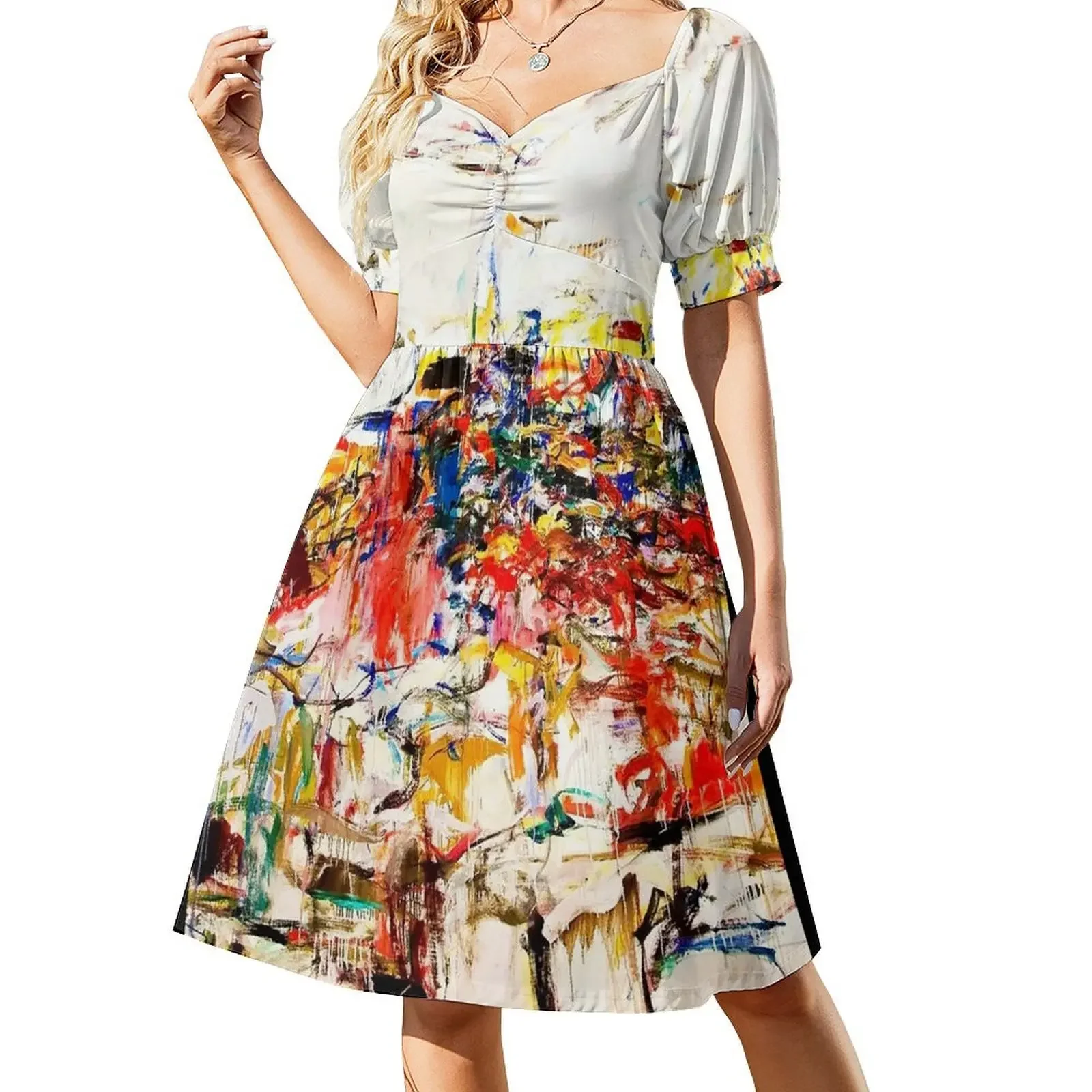 Slow Joan Mitchell Short-Sleeved Dress elegant dresses plus sizes woman dress Women's dresses beach dresses
Slow Joan Mitchell Short-Sleeved Dress elegant dresses plus sizes woman dress Women's dresses beach dresses