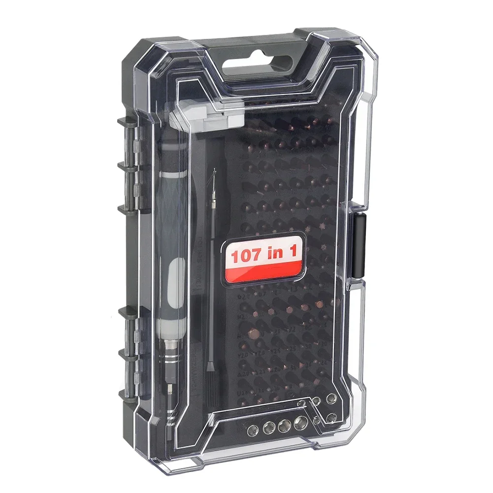 Набор отверток из легированной стали 107 в 1, биты для домашнего ремонта, набор отверток из хром-ванадиевой стали
Набор отверток из легированной стали 107 в 1, биты для домашнего ремонта, набор отверток из хром-ванадиевой стали