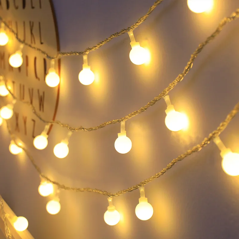 10M 80 LED Balls String Lights Dazzling Indoor Outdoor Decor for Weddings Parties Decoration Christmas Tree Light L041
10M 80 LED Balls String Lights Dazzling Indoor Outdoor Decor for Weddings Parties Decoration Christmas Tree Light L041