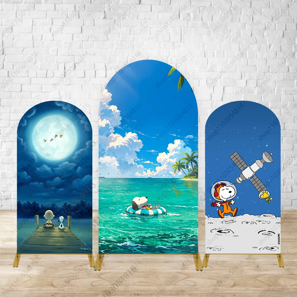 Snoopy Dog Arch Photography Backdrop Decor Wall Polyester Decor Photo Background Cover For Kids Birthday Party Studio Props
Snoopy Dog Arch Photography Backdrop Decor Wall Polyester Decor Photo Background Cover For Kids Birthday Party Studio Props