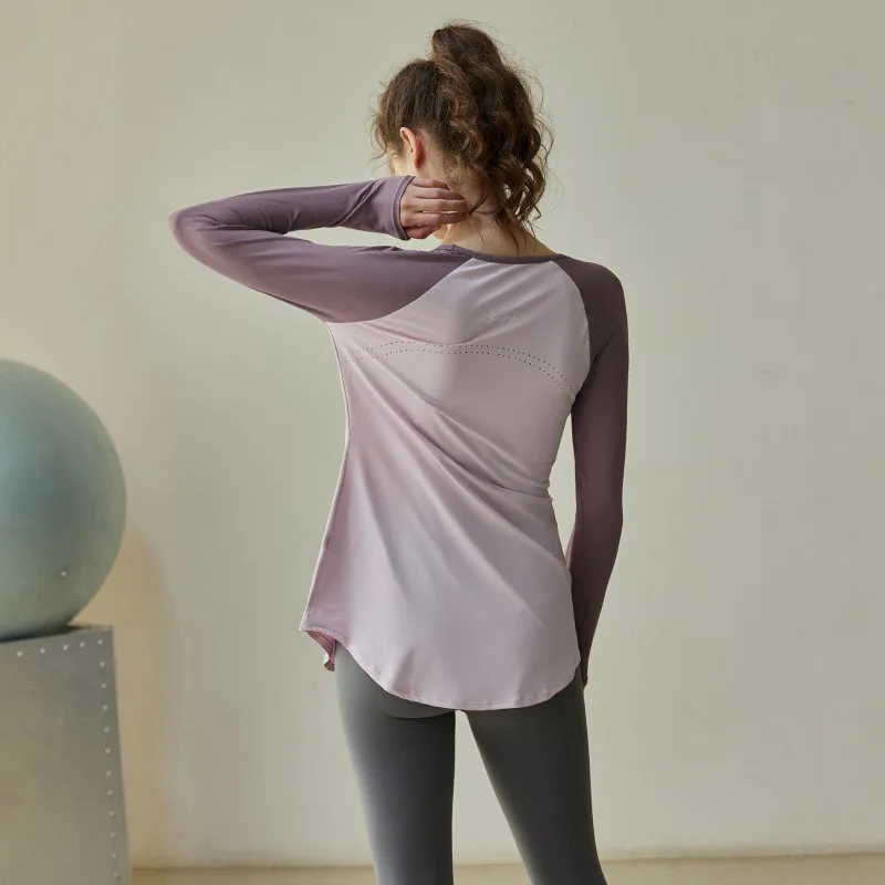 Long Sleeve Yoga Clothes Pilates Blouse Sport Women Top Yoga Shirt Fitness Running T-shirt Sportswear Gym Yoga Clothing
Long Sleeve Yoga Clothes Pilates Blouse Sport Women Top Yoga Shirt Fitness Running T-shirt Sportswear Gym Yoga Clothing