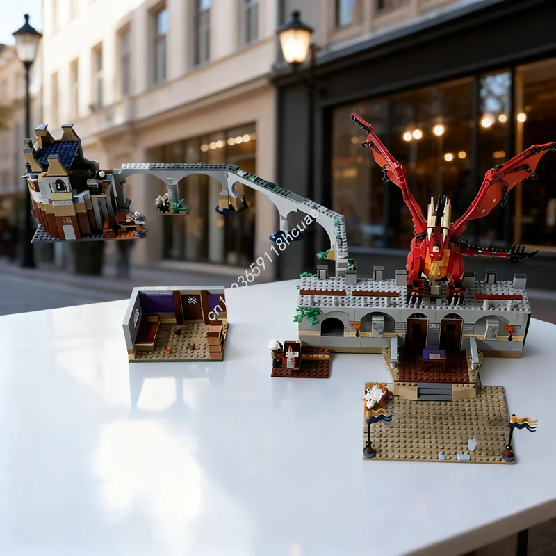 1014pcs MOC Castle Dragon Knights Fourth Wing Fan Model Toys Building Blocks Architecture Christmas Gift DIY Creative Idea
1014pcs MOC Castle Dragon Knights Fourth Wing Fan Model Toys Building Blocks Architecture Christmas Gift DIY Creative Idea