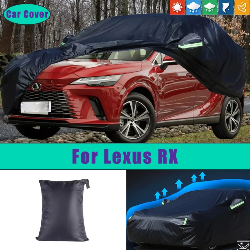 Для Lexus RX автомобильные полные внешние чехлы уличные водонепроницаемые пылезащитные защита от солнца, дождя и снега внешние автомобильные аксессуары
Для Lexus RX автомобильные полные внешние чехлы уличные водонепроницаемые пылезащитные защита от солнца, дождя и снега внешние автомобильные аксессуары