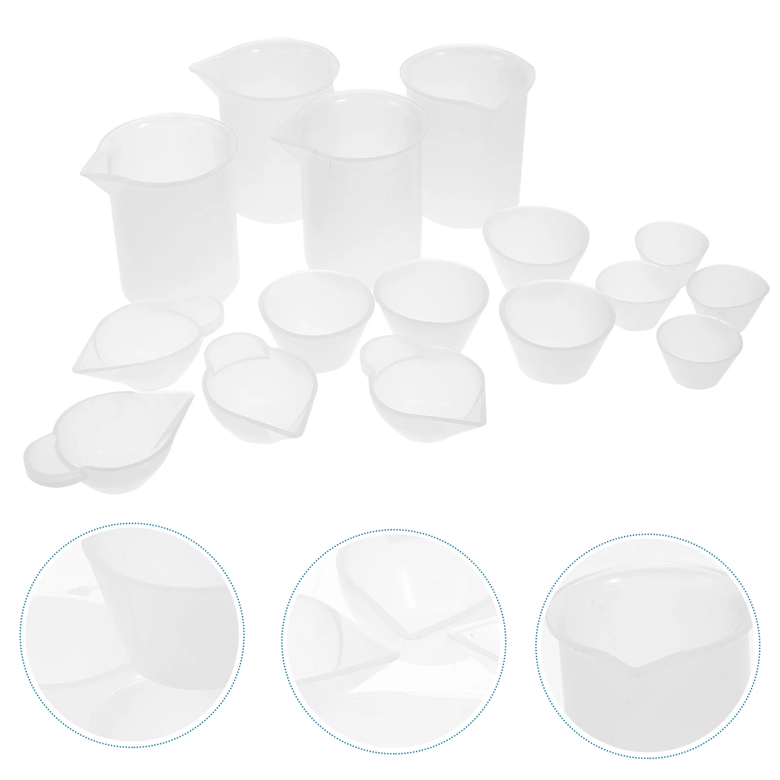 16 Pcs DIY Tool Kit Epoxy Tools Silicone Small Cup Resin Mini Dispensing Cups Reusable
16 Pcs DIY Tool Kit Epoxy Tools Silicone Small Cup Resin Mini Dispensing Cups Reusable
