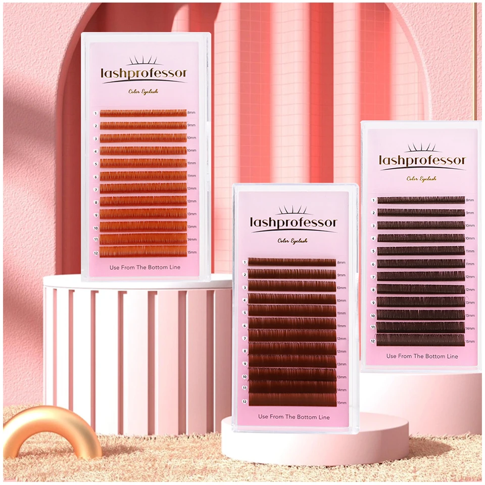 Cashmere Brown Individual Eyelash Extension Colorful Premium Dark Brown Lashes Soft Natural Mink False Eyelashes Makeup Cilios
Cashmere Brown Individual Eyelash Extension Colorful Premium Dark Brown Lashes Soft Natural Mink False Eyelashes Makeup Cilios