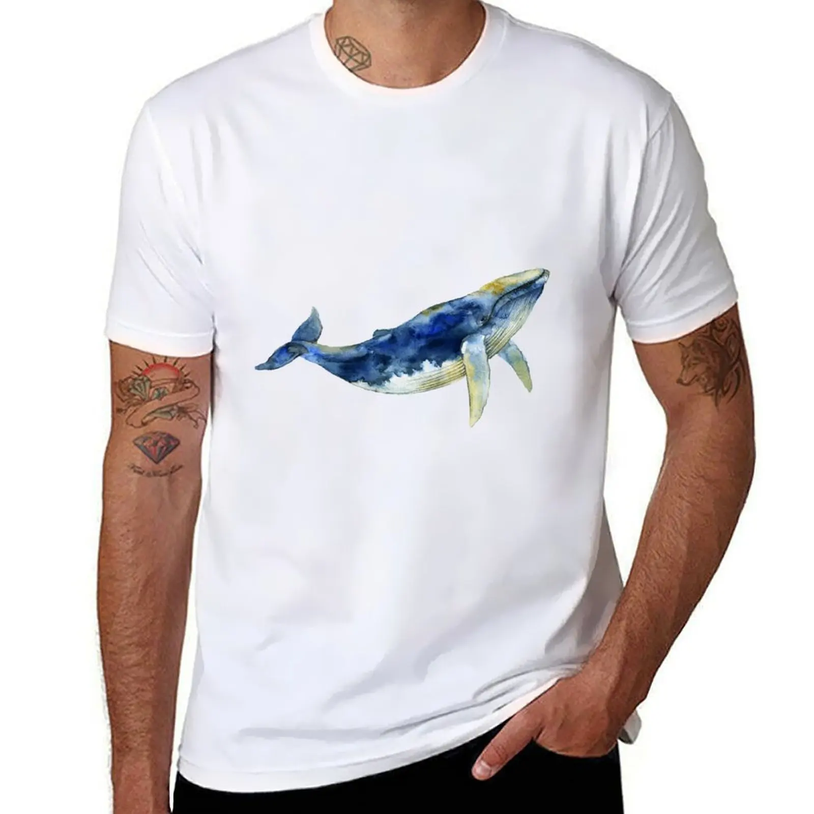 Blue Whale T-Shirt man t shirts for men casual man t shirt cotton T-Shirt
Blue Whale T-Shirt man t shirts for men casual man t shirt cotton T-Shirt