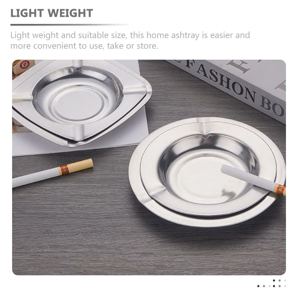 2pcs Stainless Steel Ashtray Metal Home Ashtrays Indoor Outdoor Cigarette Holder Lightweight For Patio Table Decorative
2pcs Stainless Steel Ashtray Metal Home Ashtrays Indoor Outdoor Cigarette Holder Lightweight For Patio Table Decorative