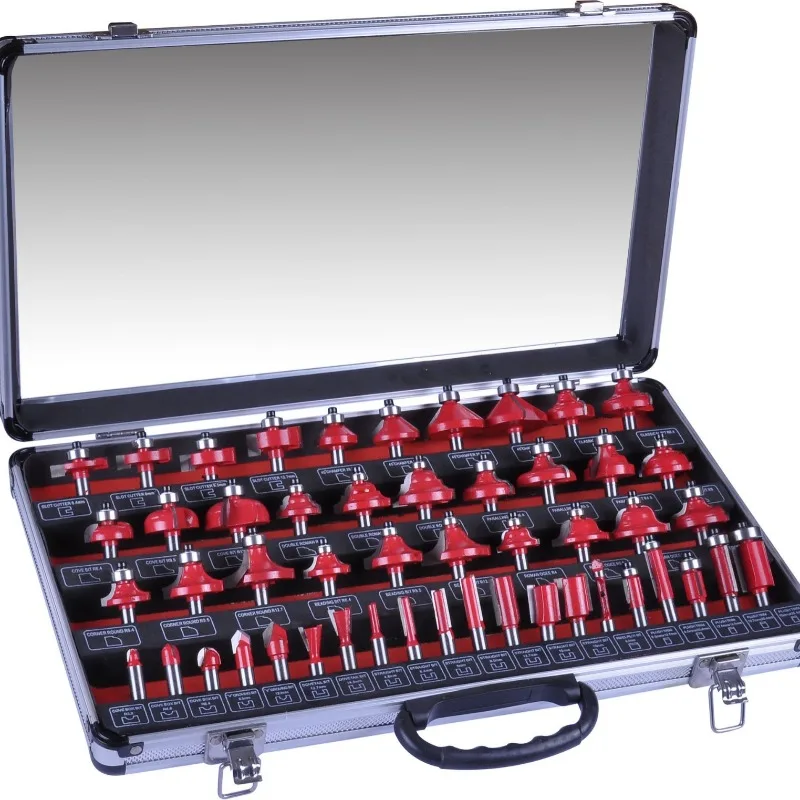 35 pieces milling cutter set, trimming machine woodworking milling cutter, manufacturer's cutter head set
35 pieces milling cutter set, trimming machine woodworking milling cutter, manufacturer's cutter head set