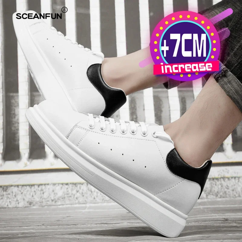 Spring Autumn New Inner height increase casual elevator shoes 7cm lift for men sports leather genuine leather zapatillas
Spring Autumn New Inner height increase casual elevator shoes 7cm lift for men sports leather genuine leather zapatillas