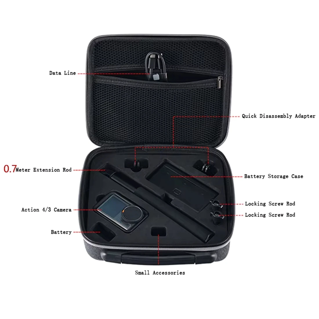Y69A Carrying Bag for DJI Osmo Action 4 5 6 Camera Portable Waterproof Protective Travel Box Storage Carrying Case Handbag
Y69A Carrying Bag for DJI Osmo Action 4 5 6 Camera Portable Waterproof Protective Travel Box Storage Carrying Case Handbag