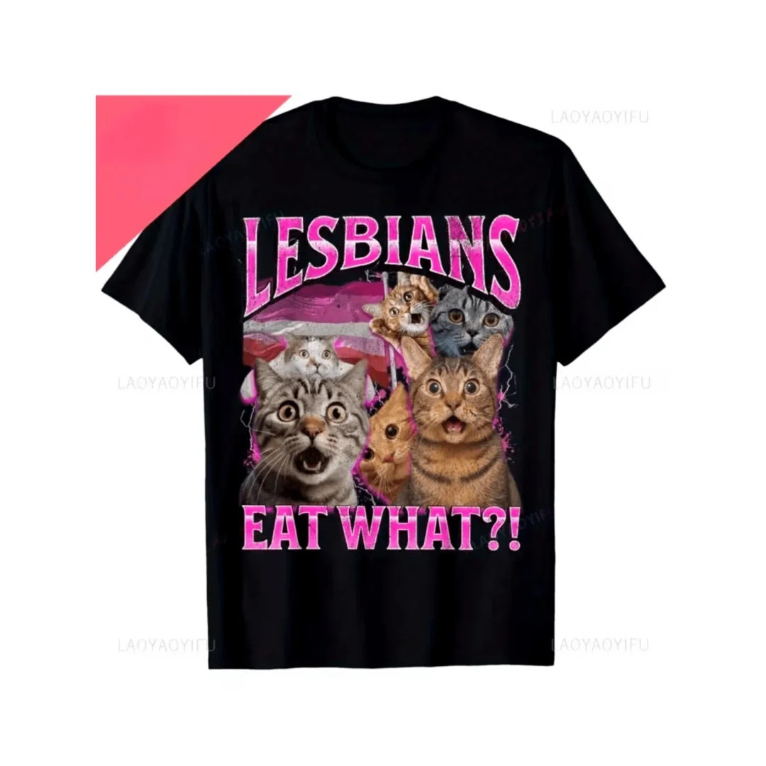 American Retro Trend Rainbow Meme with Funny Cat Print Short Sleeved Shirt for Men and Women Casual and Fashionable Daily Sports
American Retro Trend Rainbow Meme with Funny Cat Print Short Sleeved Shirt for Men and Women Casual and Fashionable Daily Sports
