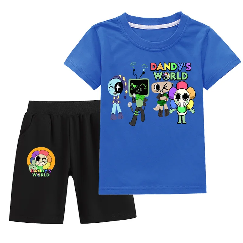 Летняя детская одежда Dandys World Girls, хлопковые футболки с круглым вырезом с героями мультфильмов, костюмы для мальчиков, футболки с короткими рукавами в стиле аниме + шорты, комплекты из 2 предметов
Летняя детская одежда Dandys World Girls, хлопковые футболки с круглым вырезом с героями мультфильмов, костюмы для мальчиков, футболки с короткими рукавами в стиле аниме + шорты, комплекты из 2 предметов