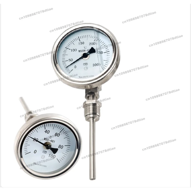 Digital Display Bimetal Thermometer WSS411/481/581 Boiler Pipe Pointer, Temperature Display Thermometer
Digital Display Bimetal Thermometer WSS411/481/581 Boiler Pipe Pointer, Temperature Display Thermometer
