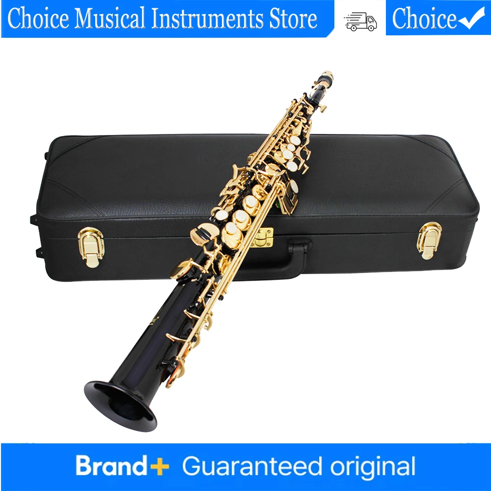 SLADE Сопрано-саксофон Bb Латунный корпус Прямой саксофон Pro Saxfone Деревянные духовые инструменты с чехлом Набор деталей с ремнями
SLADE Сопрано-саксофон Bb Латунный корпус Прямой саксофон Pro Saxfone Деревянные духовые инструменты с чехлом Набор деталей с ремнями