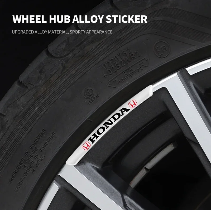 4pcs Car Wheel Hub Sticker Tire Rim Strips Car-Styling Sticker Accessories For Honda Civic Fit Jazz Accord CRV HRV City Odyssey
4pcs Car Wheel Hub Sticker Tire Rim Strips Car-Styling Sticker Accessories For Honda Civic Fit Jazz Accord CRV HRV City Odyssey