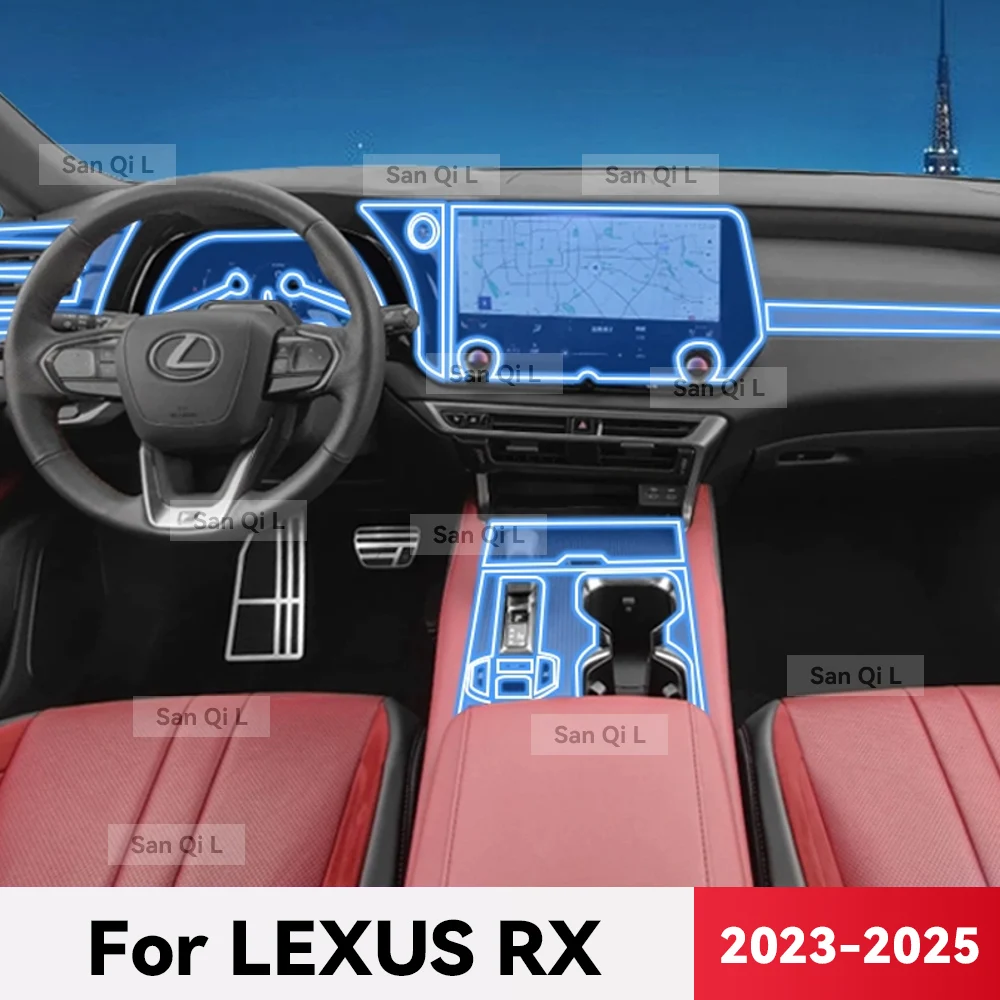 Transparent TPU For LEXUS RX 2023 2024 2025 Car Center Console Media Dashboard Navigation Anti-scratch Protector Interior Film
Transparent TPU For LEXUS RX 2023 2024 2025 Car Center Console Media Dashboard Navigation Anti-scratch Protector Interior Film