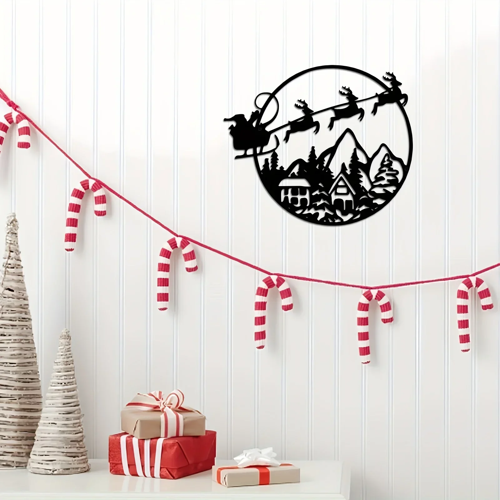 CIFBUY Deco Santa Claus Reindeer Sleigh Car Metal Wall Mounted Art DecorChristmas Gift Decoration Bedroom LivingRoom Kitchen Off
CIFBUY Deco Santa Claus Reindeer Sleigh Car Metal Wall Mounted Art DecorChristmas Gift Decoration Bedroom LivingRoom Kitchen Off