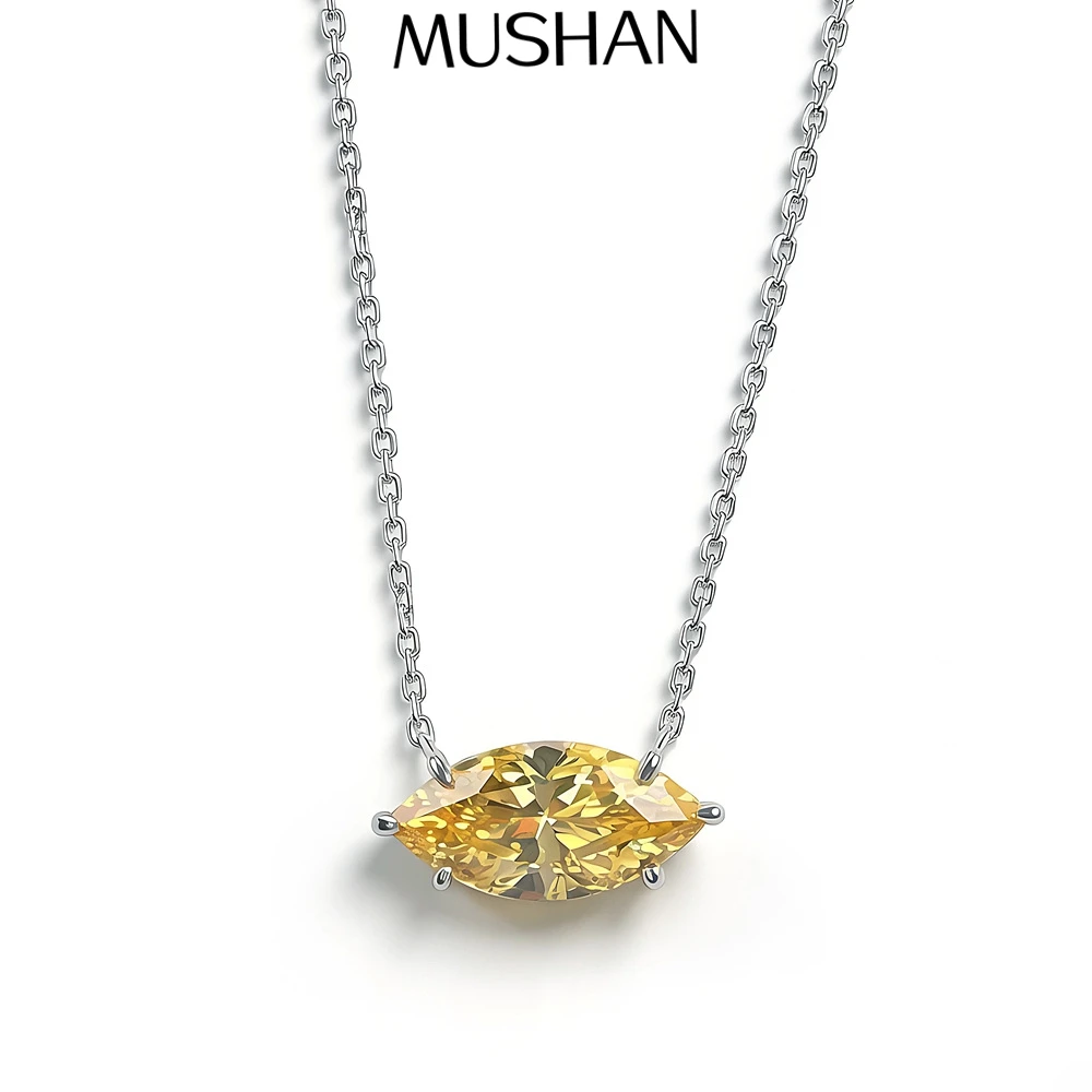 MuShan Jewelry 925 Sterling Silver Necklace Pendant Chain HCD Gemstones Bachelorette Gift Trendy Style Women Necklaces Jewelry
MuShan Jewelry 925 Sterling Silver Necklace Pendant Chain HCD Gemstones Bachelorette Gift Trendy Style Women Necklaces Jewelry