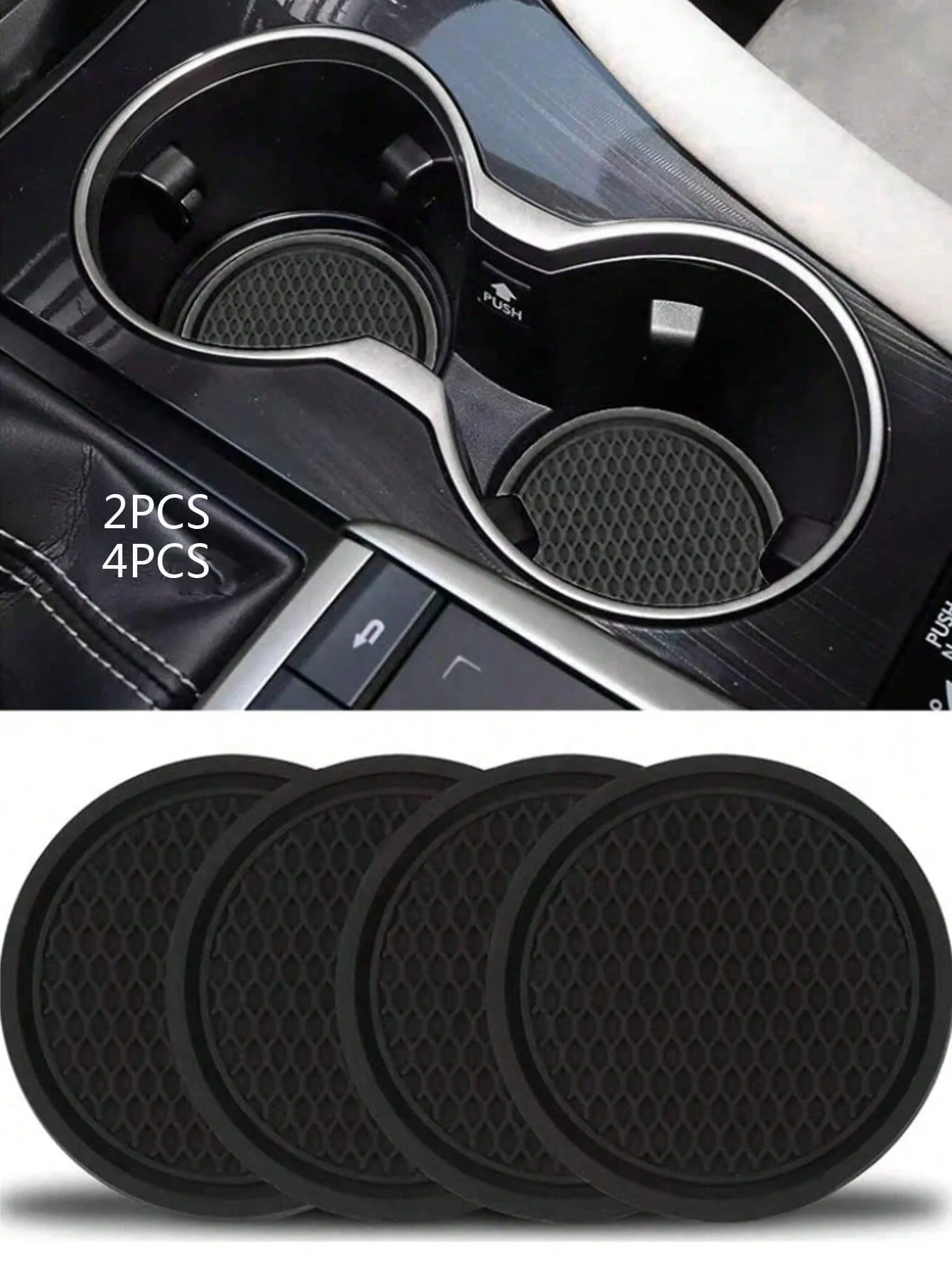 2/4Pcs Non Slip Embedded Car Cup Holder Coasters Minimalist Elegant Interior Pad Women Vehicle Decor Practical Auto Accessory For Daily Car Interior Styling Supplies
2/4Pcs Non Slip Embedded Car Cup Holder Coasters Minimalist Elegant Interior Pad Women Vehicle Decor Practical Auto Accessory For Daily Car Interior Styling Supplies