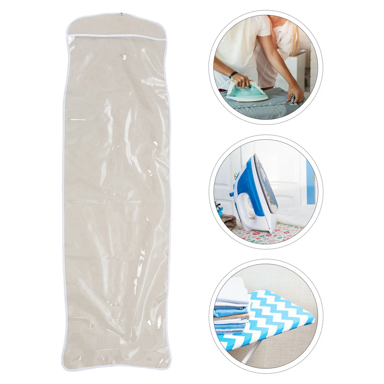 Ironing Board Dust Cover Bag 51x13.4 Inch Foldable Clear Protective Sleeve Snap Closure Upright Iron Board Storage Laundry Room
Ironing Board Dust Cover Bag 51x13.4 Inch Foldable Clear Protective Sleeve Snap Closure Upright Iron Board Storage Laundry Room