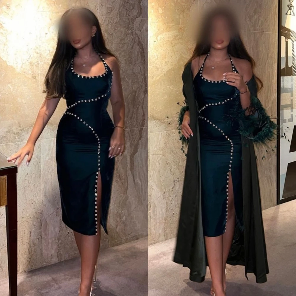 Customized Feather With Slit Fashion Square Sheath Party Ankle Length Stole Rhinestone Formal Evening Gown
Customized Feather With Slit Fashion Square Sheath Party Ankle Length Stole Rhinestone Formal Evening Gown