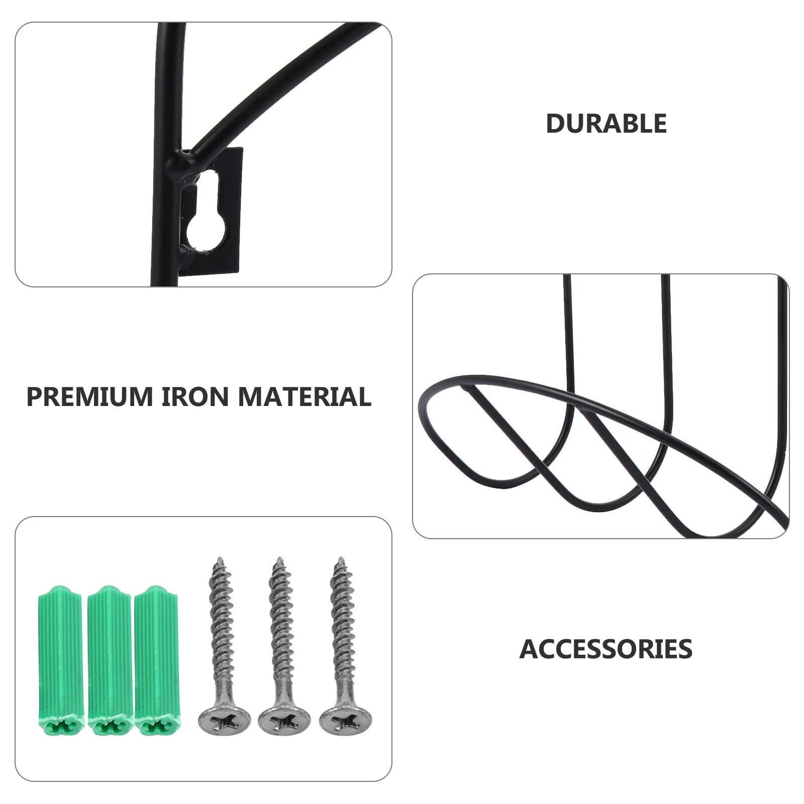 Wall Mounted Storage Bracket Garden Hose Holder Hanger Iron Stand Strong Durable Anti Sagging Kink Prevention Water for Home
Wall Mounted Storage Bracket Garden Hose Holder Hanger Iron Stand Strong Durable Anti Sagging Kink Prevention Water for Home