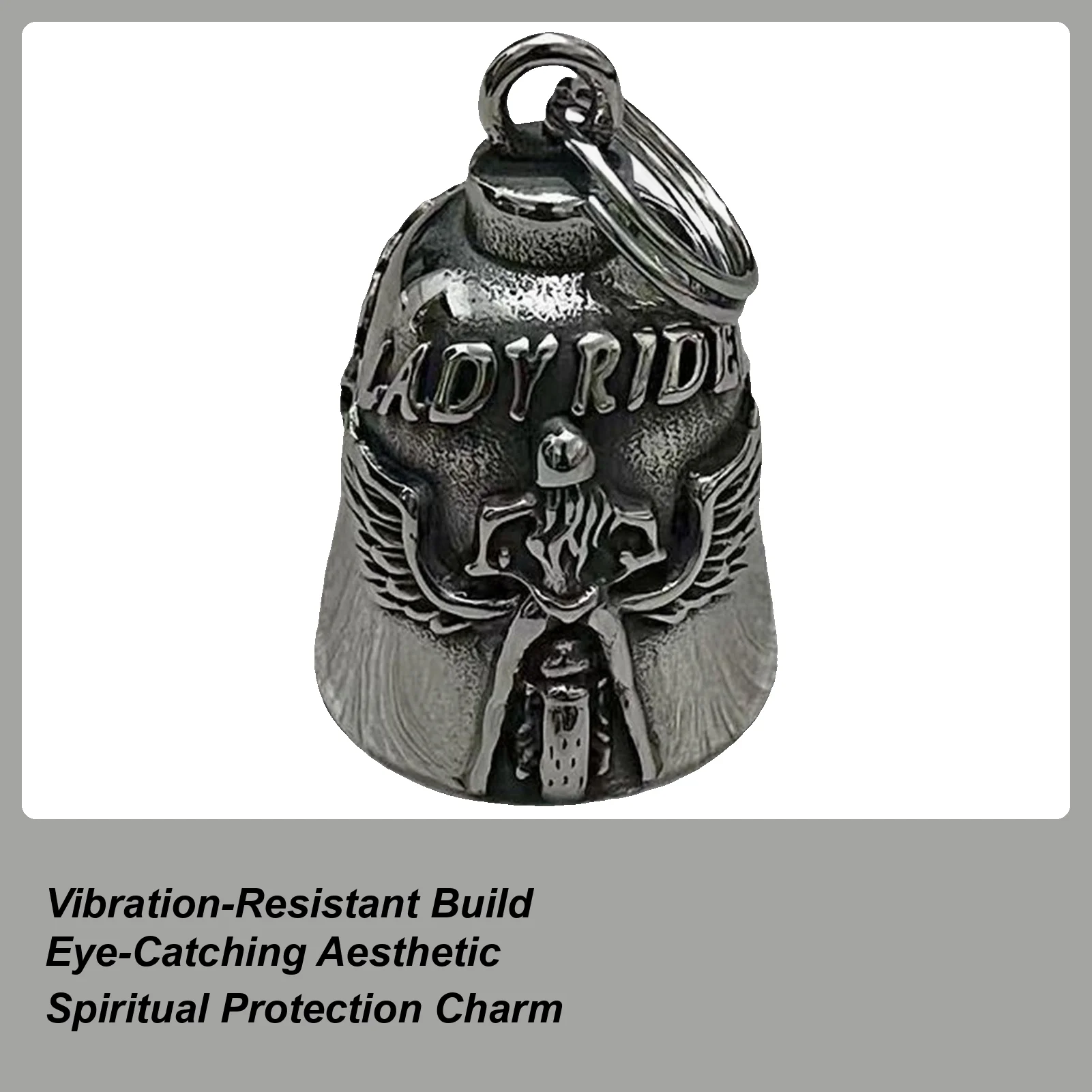 Мотоциклетные колокольчики из нержавеющей стали с тиснением, металлический мотоциклетный колокольчик удачи, декор для путешествий на большие расстояния, круизные приключения
Мотоциклетные колокольчики из нержавеющей стали с тиснением, металлический мотоциклетный колокольчик удачи, декор для путешествий на большие расстояния, круизные приключения