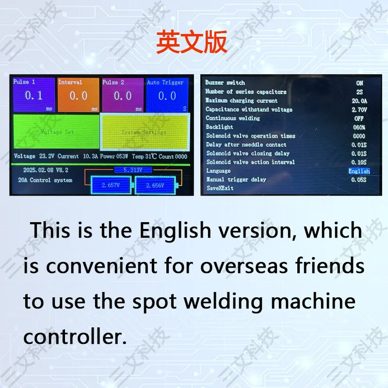 20A 50ACapacitive Spot Welder Controller Board Dual Pulse Intelligent DIY Battery Welding Module
20A 50ACapacitive Spot Welder Controller Board Dual Pulse Intelligent DIY Battery Welding Module