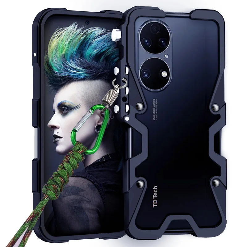 Zimon Luxury Armor Metal Aluminum Phone Bumper For Huawei Pura80 P60 P50 P50E Pro+ Cover Mechanical Purely Handmade Skull Case
Zimon Luxury Armor Metal Aluminum Phone Bumper For Huawei Pura80 P60 P50 P50E Pro+ Cover Mechanical Purely Handmade Skull Case