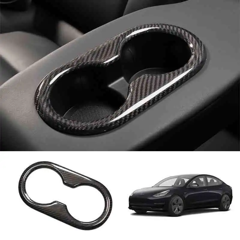Real Carbon Fiber Rear Water Cup Panel Cover Trim Fit For Tesla Model 3/Y 2016-2022
Real Carbon Fiber Rear Water Cup Panel Cover Trim Fit For Tesla Model 3/Y 2016-2022