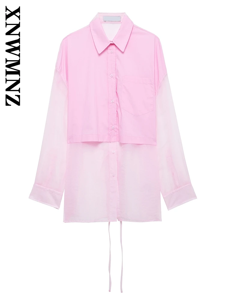 XNWMNZ 2025 Spring Lady Edgy Coat Shirt Trendy Female Turn-down Collar Top Ruffles Regular Fit Long Sleeve Mid-length Outerwear
XNWMNZ 2025 Spring Lady Edgy Coat Shirt Trendy Female Turn-down Collar Top Ruffles Regular Fit Long Sleeve Mid-length Outerwear