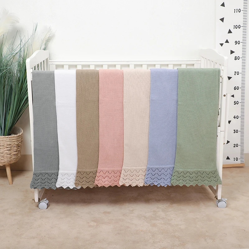 Cotton Baby Blanket Knit Infant Boy Girl Bedding Quilt Fashion Hollow Out Solid Ruffles Newborn Stroller Swaddling 90*70CM Plaid
Cotton Baby Blanket Knit Infant Boy Girl Bedding Quilt Fashion Hollow Out Solid Ruffles Newborn Stroller Swaddling 90*70CM Plaid