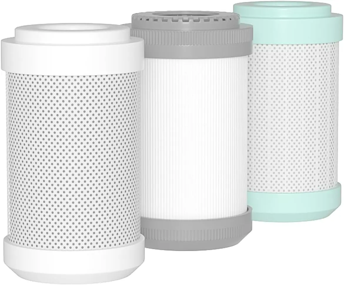 3-Stage RV Water Filter: 0.2 Micron High Flow + Carbon + Sediment, 3-Pack
3-Stage RV Water Filter: 0.2 Micron High Flow + Carbon + Sediment, 3-Pack