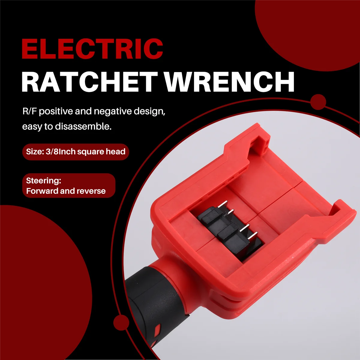A53TT Extended Electric Ratchet Wrench Cordless Driver 3/8Inch Impact Removal Screw Nut Power Tools for Milwaukee 18V Battery
A53TT Extended Electric Ratchet Wrench Cordless Driver 3/8Inch Impact Removal Screw Nut Power Tools for Milwaukee 18V Battery