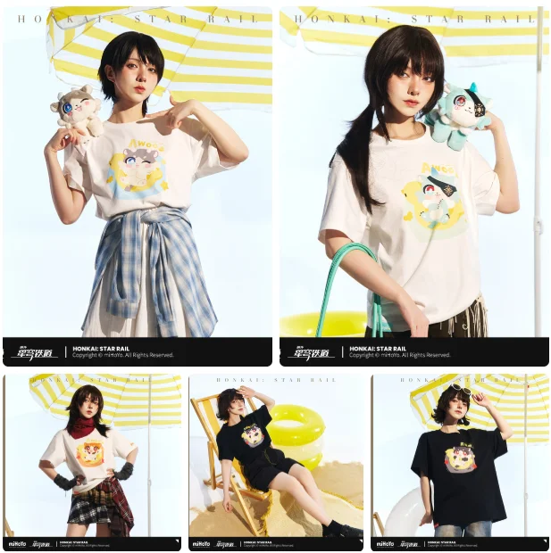 MiHoYo Cosplay Xmas Gift Birthday Game Honkai: Star Rail Unisex T-shirt Clothes Figures Gift Ornament Gifts Official Halloween
MiHoYo Cosplay Xmas Gift Birthday Game Honkai: Star Rail Unisex T-shirt Clothes Figures Gift Ornament Gifts Official Halloween