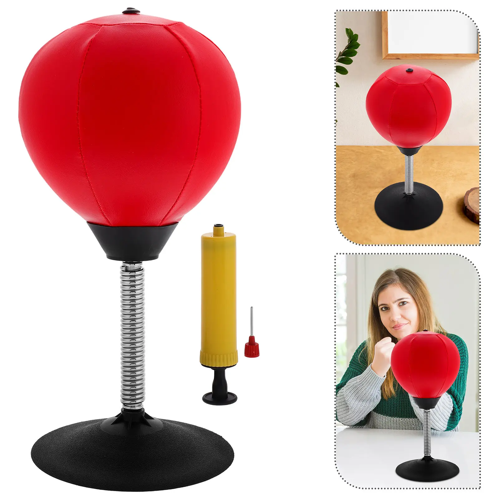 1Set Small Desktop Punching Ball for Adults High Quality Reaction Training Ball with Stable Suction Base for Office Desk
1Set Small Desktop Punching Ball for Adults High Quality Reaction Training Ball with Stable Suction Base for Office Desk
