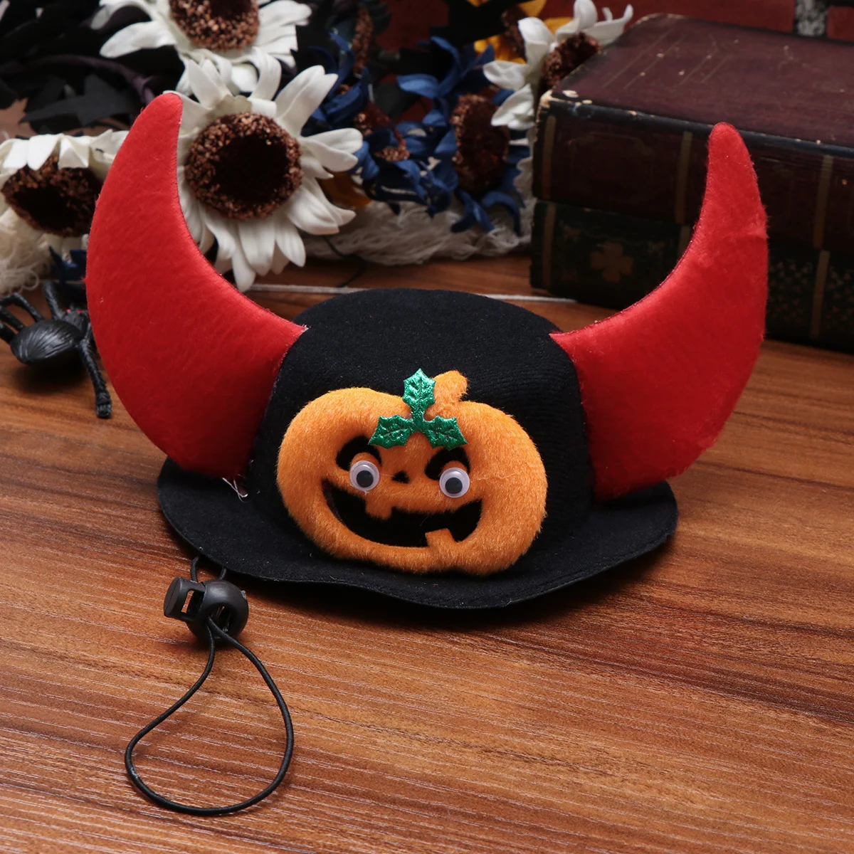 Halloween Pumpkin Hat for Pet Funny Devil Horn Design Adjustable Size Cat Dog Party Cosplay Costume Soft Comfortable
Halloween Pumpkin Hat for Pet Funny Devil Horn Design Adjustable Size Cat Dog Party Cosplay Costume Soft Comfortable