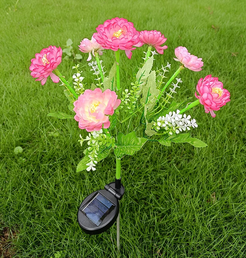 7 Heads Snow Lotus Spike Lights Solar LED Lights Outdoor Saussurea Lawn Lamp Decor Garden Yard Patio Wedding Party Parterre Home
7 Heads Snow Lotus Spike Lights Solar LED Lights Outdoor Saussurea Lawn Lamp Decor Garden Yard Patio Wedding Party Parterre Home