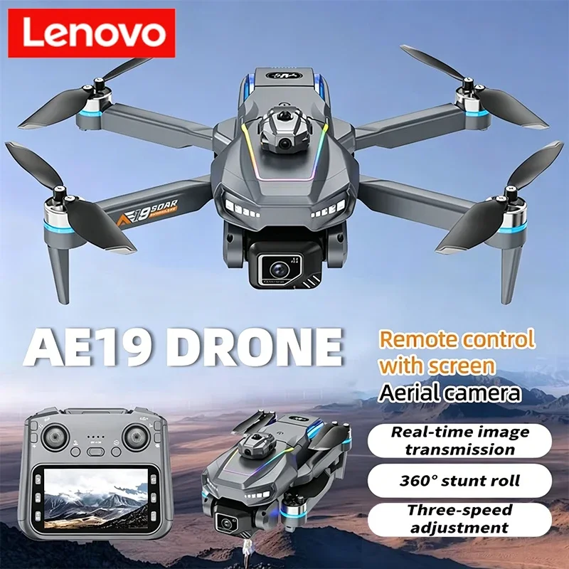 Lenovo AE19 Drone 4K HD Dual Camera with Brushless Motor Infrared Obstacle Avoidance Dual Camera Optical Flow Positioning
Lenovo AE19 Drone 4K HD Dual Camera with Brushless Motor Infrared Obstacle Avoidance Dual Camera Optical Flow Positioning