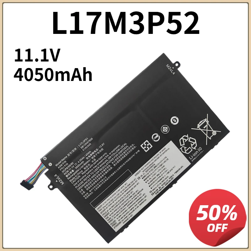 L17M3P52 01AV445 Battery for Lenovo ThinkPad E480 E485 E490 E580 E585 E590 R480 R580 L17C3P51 L17L3P51 L17M3P51
L17M3P52 01AV445 Battery for Lenovo ThinkPad E480 E485 E490 E580 E585 E590 R480 R580 L17C3P51 L17L3P51 L17M3P51
