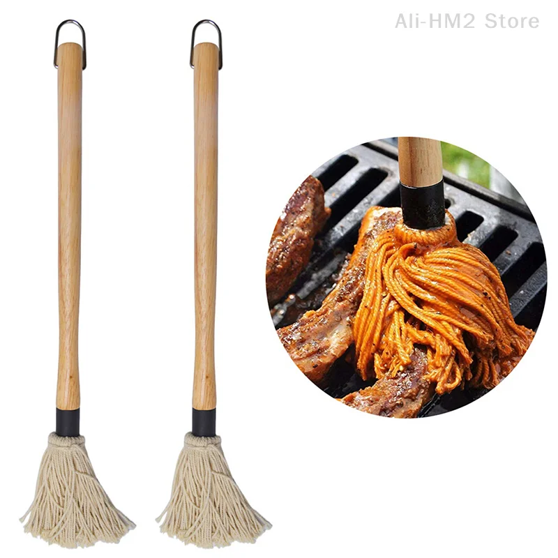 Outdoor Bbq Basting Brushes BBQ Barbecue Grill Greasing Mop Rubber Wood Handle BBQ Baking Dipping Brush On Oil Brush Tool Set
Outdoor Bbq Basting Brushes BBQ Barbecue Grill Greasing Mop Rubber Wood Handle BBQ Baking Dipping Brush On Oil Brush Tool Set