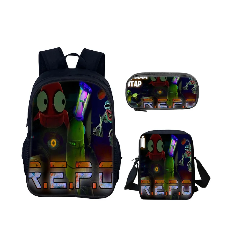 Creative Popular R.E.P.O repo 3D Print 3pcs/Set pupil School Bags Laptop Daypack Backpack Inclined shoulder bag Pencil Case
Creative Popular R.E.P.O repo 3D Print 3pcs/Set pupil School Bags Laptop Daypack Backpack Inclined shoulder bag Pencil Case