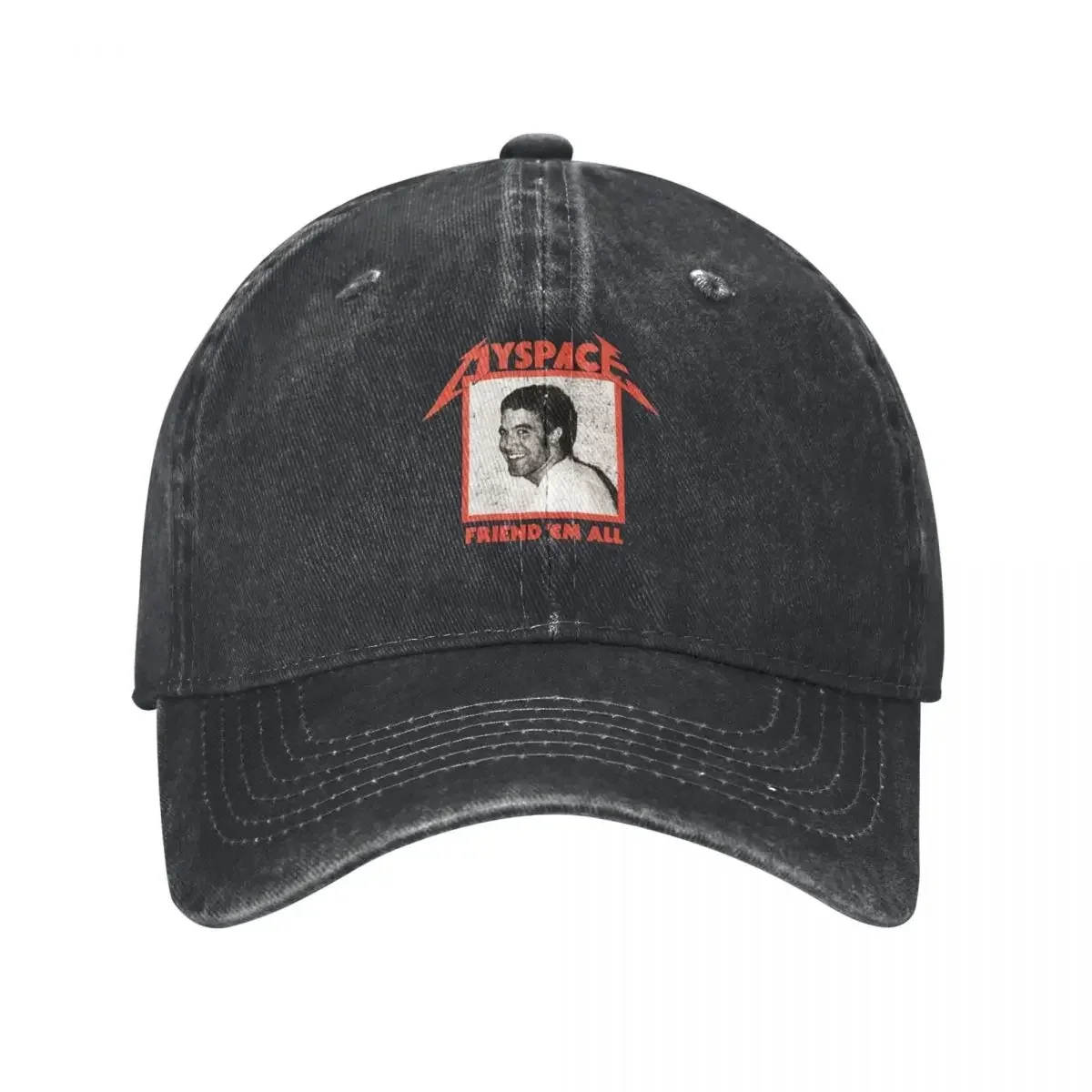 Myspace FRIEND 'EM ALL Baseball Cap Golf black Hat Man For The Sun Golf Women Men's
Myspace FRIEND 'EM ALL Baseball Cap Golf black Hat Man For The Sun Golf Women Men's