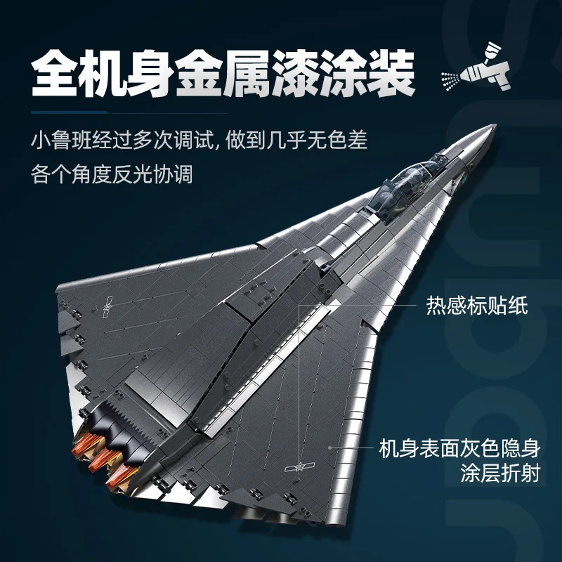 IN STOCK Military Weapons Stealth Fighter Building Blocks Model Airplane Bricks Assembling Toys for Children Christmas Gift Set
IN STOCK Military Weapons Stealth Fighter Building Blocks Model Airplane Bricks Assembling Toys for Children Christmas Gift Set