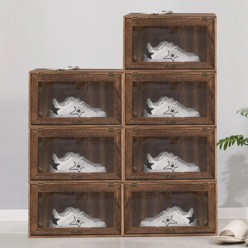 Solid Wood Storage Box, Doorway Shoe Cabinet, Transparent Cosmetic Organizer, Kitchen Storage Entryway Solution
Solid Wood Storage Box, Doorway Shoe Cabinet, Transparent Cosmetic Organizer, Kitchen Storage Entryway Solution
