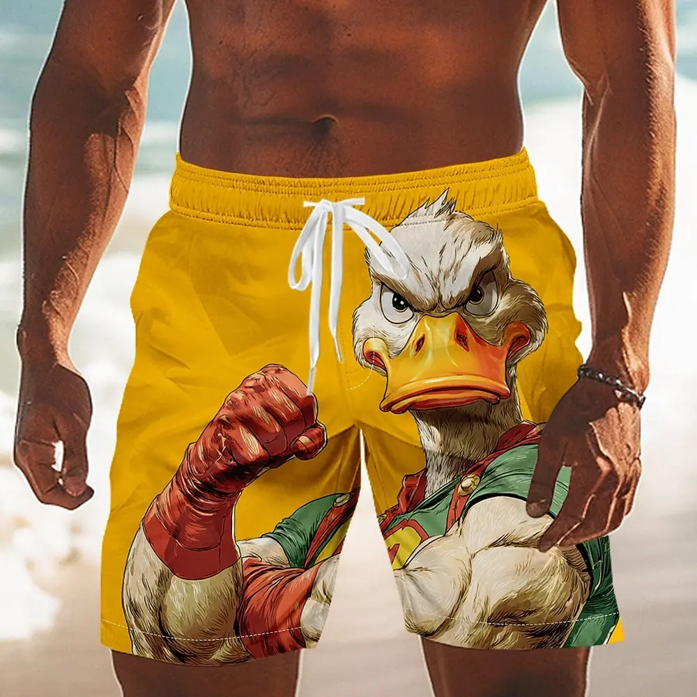 Funny Duck Cartoon Animals Print Men's Swim Trunks Shorts Outdoor Casual Hawaiian Shorts Summer Party Vacation Beach Short Pants
Funny Duck Cartoon Animals Print Men's Swim Trunks Shorts Outdoor Casual Hawaiian Shorts Summer Party Vacation Beach Short Pants